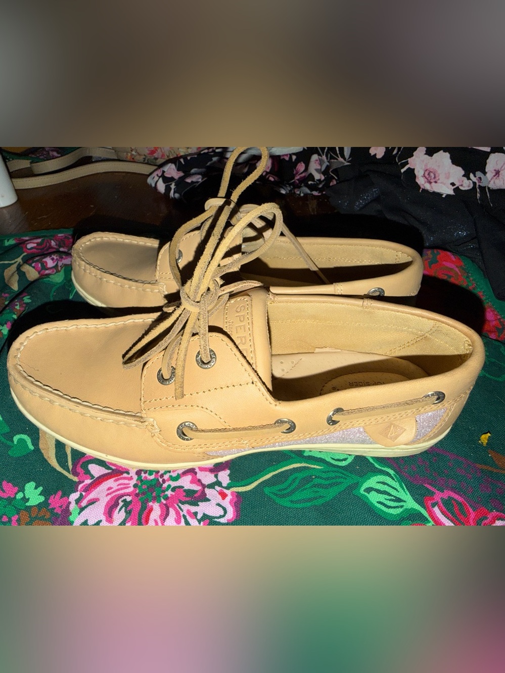 Sperry Women’s Boat Shoes Tan Leather Size 7.5
